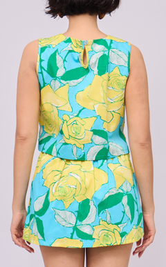 MARTY TOP - RETRO FLORALS