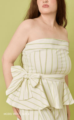 PLUMA TOP - NEON STRIPES