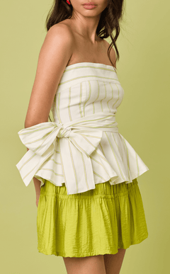 PLUMA TOP - NEON STRIPES Shop.TayoStudio