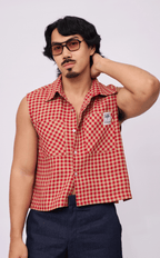 NANO SHIRT - RED PLAID