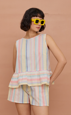 ROSANNA SET - PASTEL MULTICOLOR STRIPES