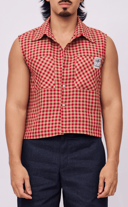 NANO SHIRT - RED PLAID