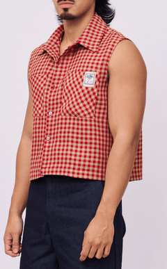 NANO SHIRT - RED PLAID