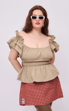 KAROL SKORT - RED PLAID