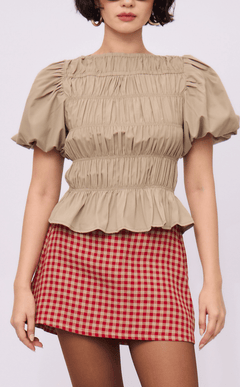 KAROL SKORT - RED PLAID