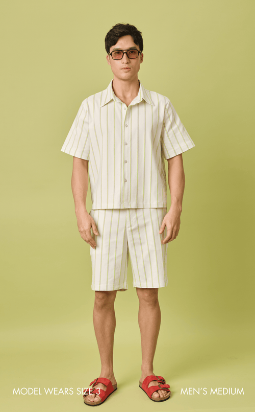 RAJA SHIRT - NEON STRIPES Shop.TayoStudio