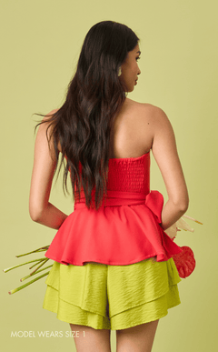 PLUMA TOP - RED Shop.TayoStudio