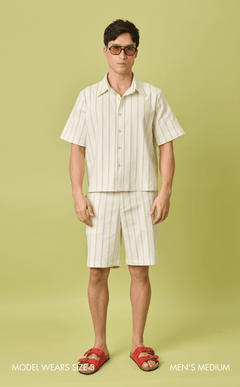 MANU SHORTS - NEON STRIPES