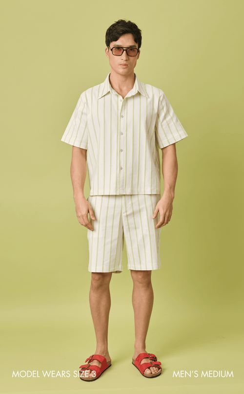 MANU SHORTS - NEON STRIPES