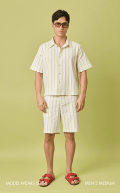 MANU SHORTS - NEON STRIPES Shop.TayoStudio
