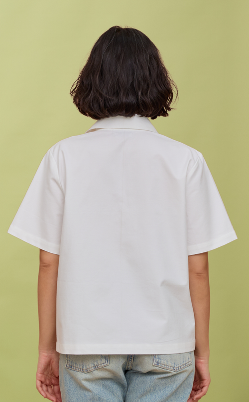 PINO TOP - OFF WHITE LINEN (PALENGKE) W/ EMBRO