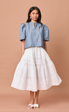 CARIÑOSA SKIRT - WHITE LACE