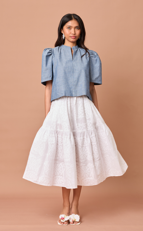 CARIÑOSA SKIRT - WHITE LACE Shop.TayoStudio