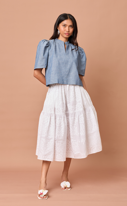 CARIÑOSA SKIRT - WHITE LACE Shop.TayoStudio