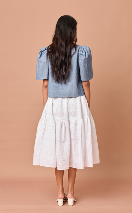 CARIÑOSA SKIRT - WHITE LACE Shop.TayoStudio