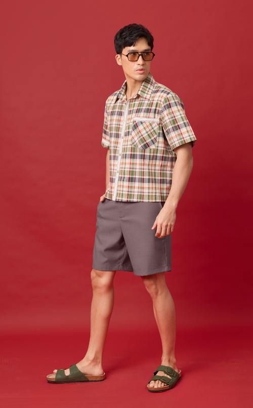 MANU SHORTS - GRAY Shop.TayoStudio