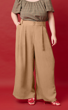 DATU PANTS - BROWN WOOL Shop.TayoStudio