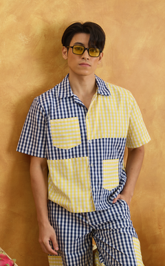 TONIO SHIRT - YELLOW GINGHAM Shop.TayoStudio