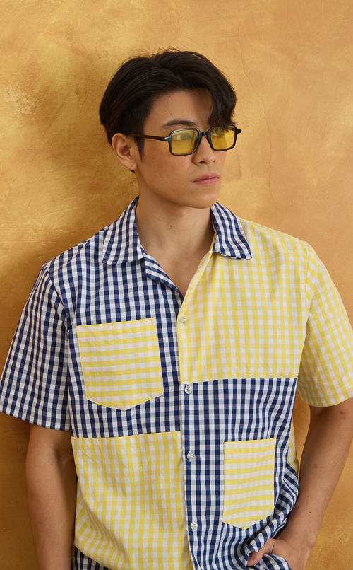 TONIO SHIRT - YELLOW GINGHAM Shop.TayoStudio