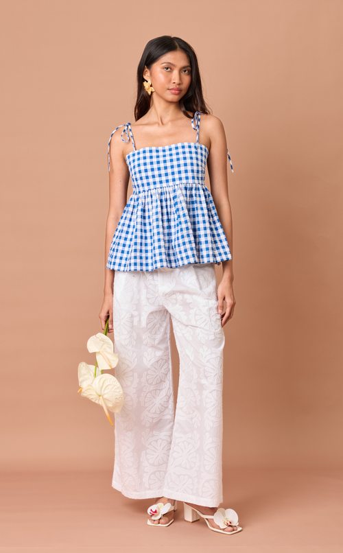 RANDY PANTS - WHITE LACE Shop.TayoStudio