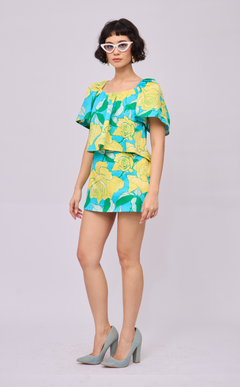 VANIA TOP - RETRO FLORALS