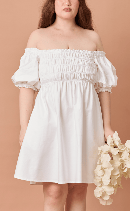 ADORA DRESS - WHITE Shop.TayoStudio