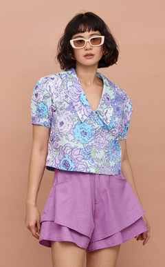 DANI TOP - PURPLE DAHLIA