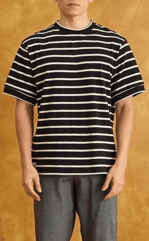 JOSE TEE - BLACK STRIPES