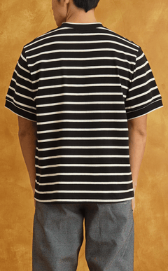 JOSE TEE - BLACK STRIPES