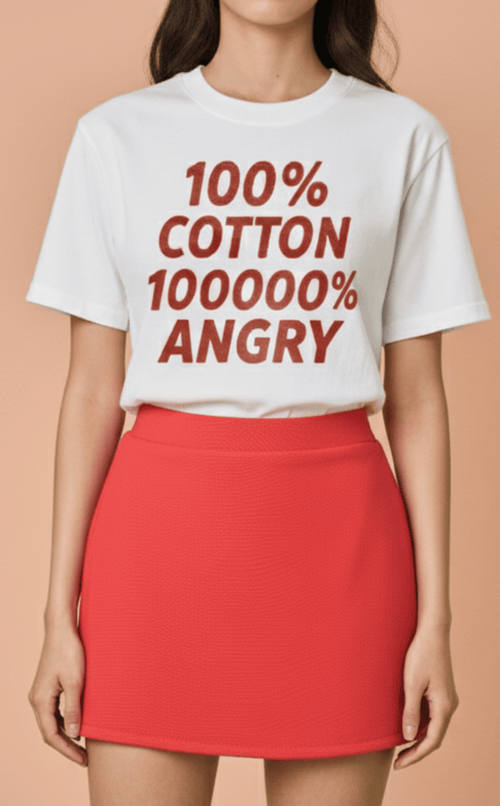 STATEMENT SHIRTS - 100% COTTON, 10000% ANGRY Shop.TayoStudio