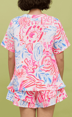 PUERTO SHIRT - NEON TROPICAL LINEN