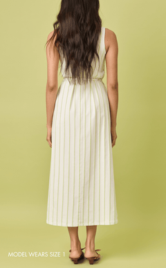 ALMA DRESS - NEON STRIPES