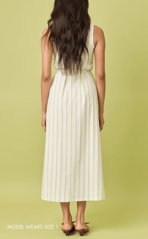 ALMA DRESS - NEON STRIPES