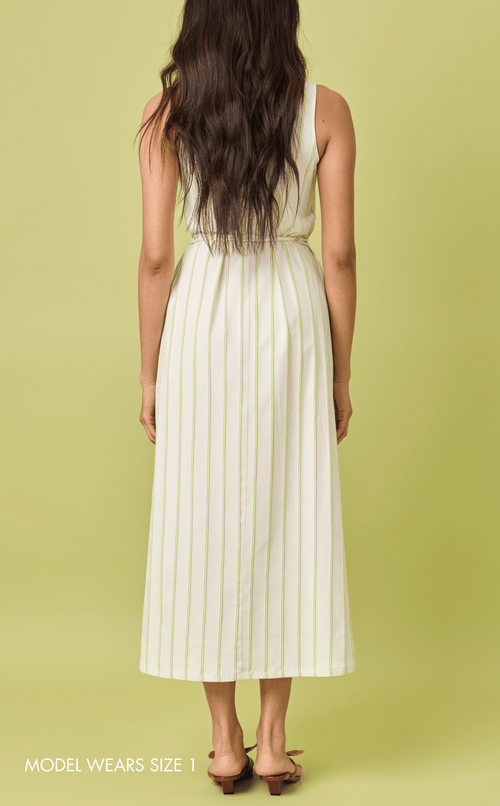 ALMA DRESS - NEON STRIPES Shop.TayoStudio