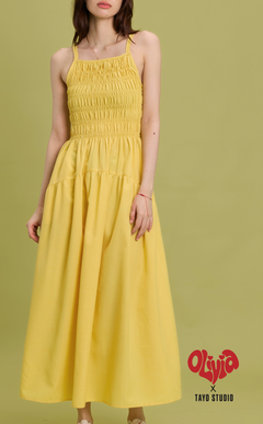 OLIVIA DRESS - BUTTER