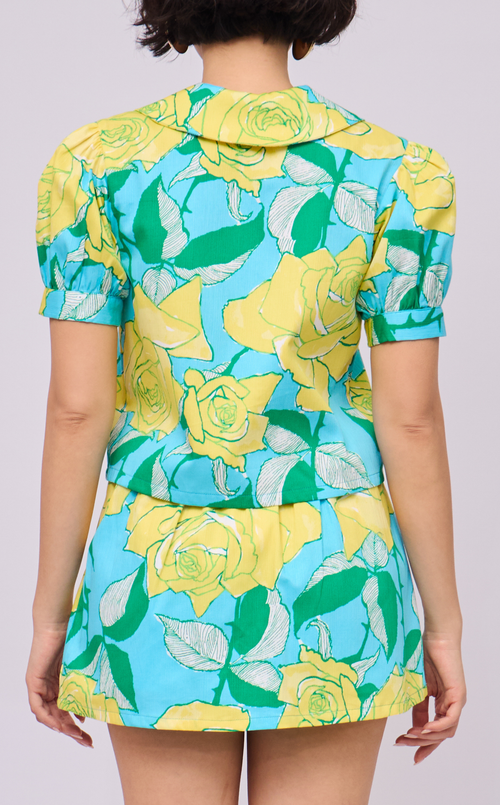 DANI TOP - RETRO FLORALS