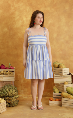 GABI DRESS - NAUTICAL STRIPES