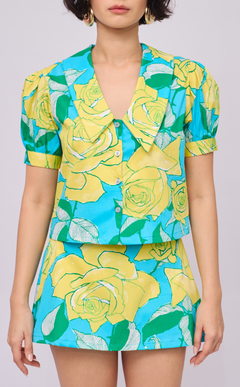 DANI TOP - RETRO FLORALS