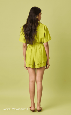 AZUL SHORTS - CHARTREUSE Shop.TayoStudio