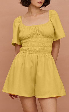 PENNY ROMPER - TOASTED BUTTER