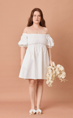 ADORA DRESS - WHITE Shop.TayoStudio