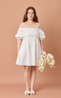 ADORA DRESS - WHITE Shop.TayoStudio