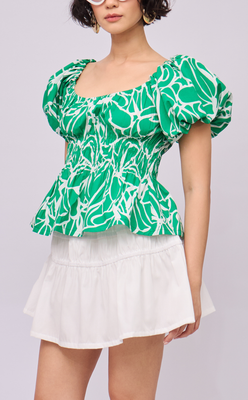 COSETTE SKORT - WHITE POPLIN