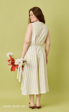 ALMA DRESS - NEON STRIPES Shop.TayoStudio