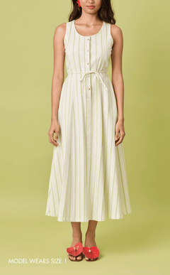 ALMA DRESS - NEON STRIPES