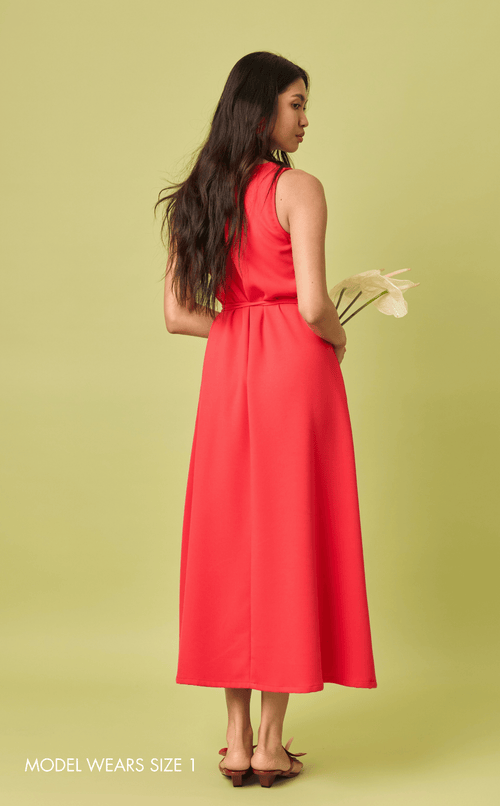 ALMA DRESS - RED Shop.TayoStudio