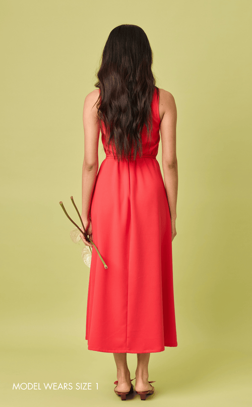 ALMA DRESS - RED Shop.TayoStudio