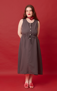ALMA DRESS - GRAY Shop.TayoStudio