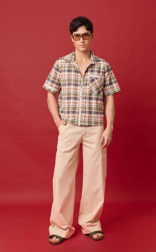 ALON PANTS - BEIGE LINEN