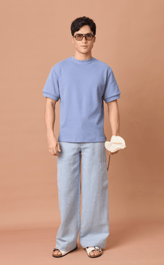 ALON PANTS - CHEVRON TWEED